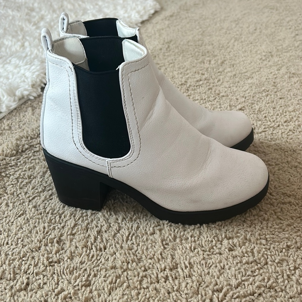 White booties